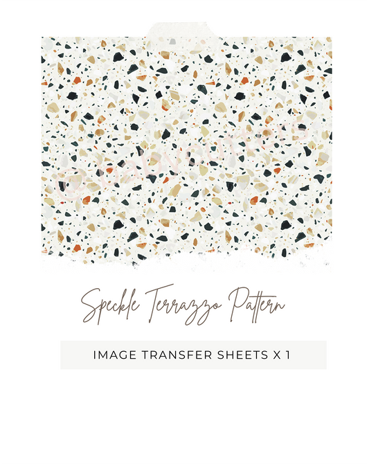 Speckle Terrazzo Pattern - Image Transfer Paper