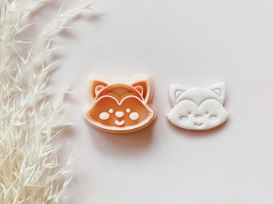 Autumn Animal Cute Fox Red Panda Racoon Cutter