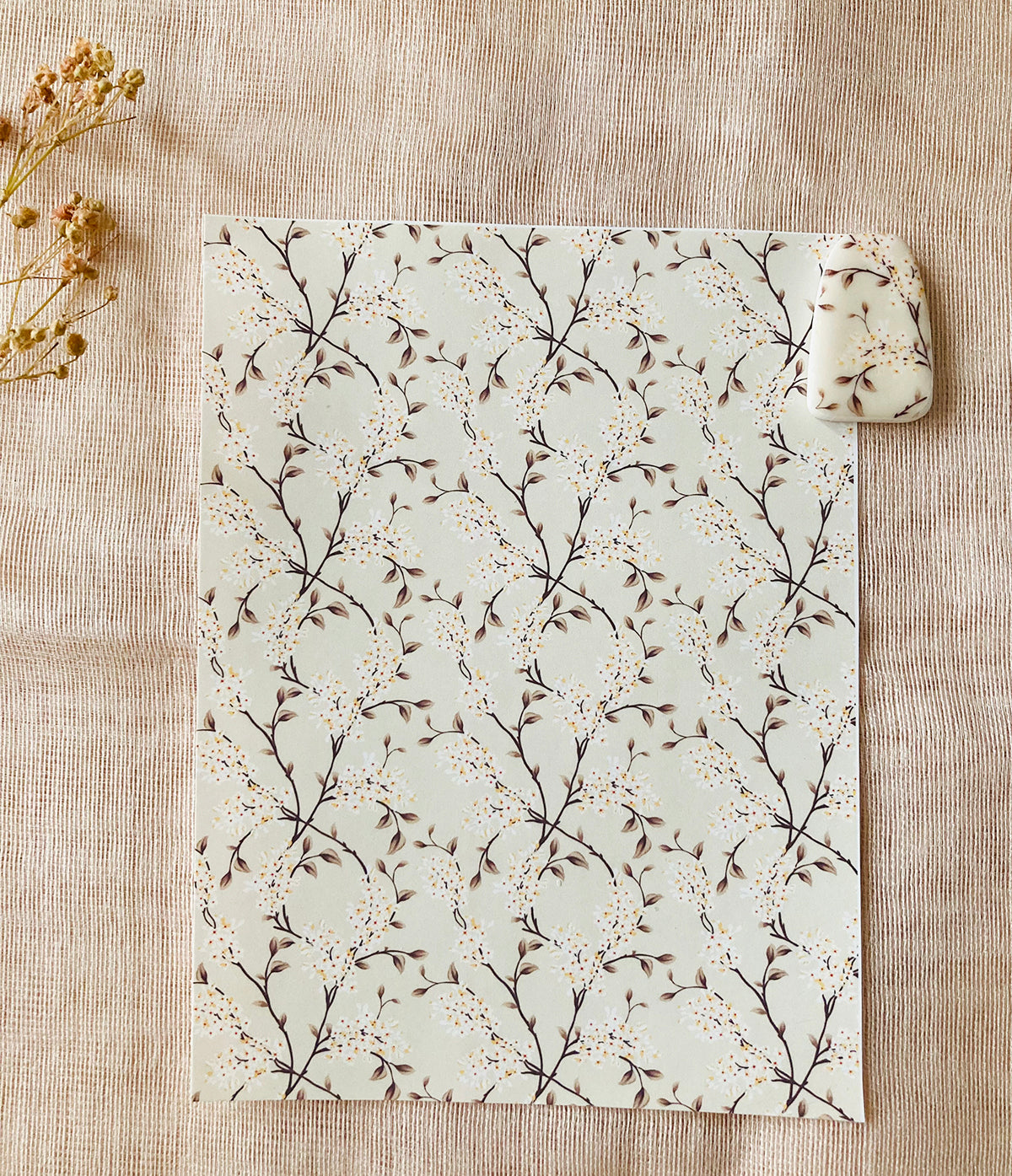 Spring Green Bloom - Image Transfer Paper