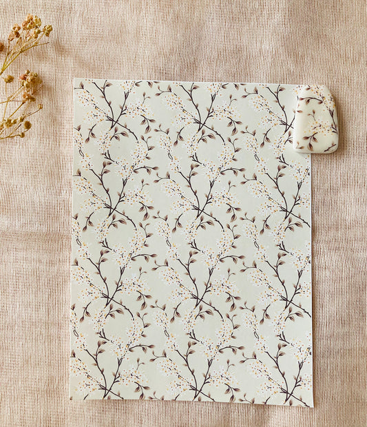 Spring Green Bloom - Image Transfer Paper