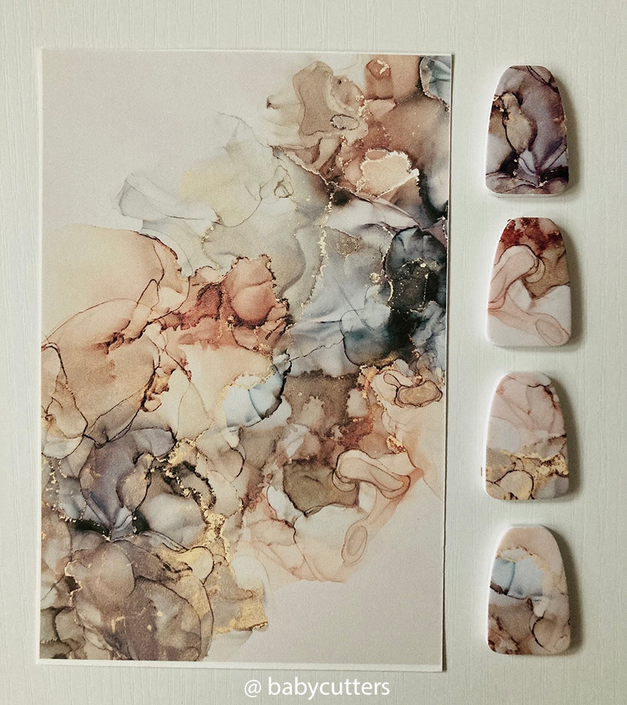Alcohol Ink Pattern V.1 - Image Transfer Paper