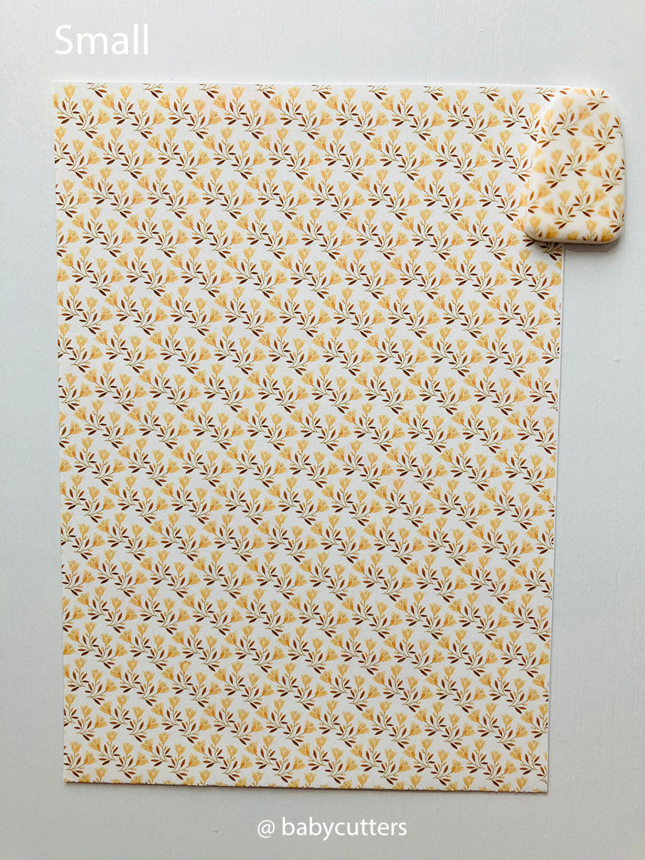Limited Edition - Yellow Ditsy Floral - Image Transfer Paper