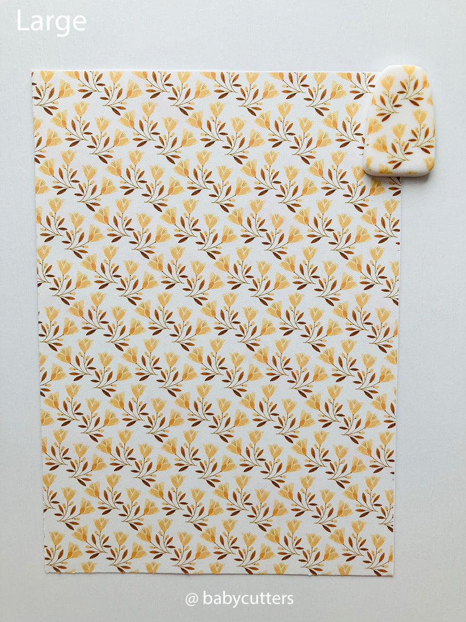 Limited Edition - Yellow Ditsy Floral - Image Transfer Paper