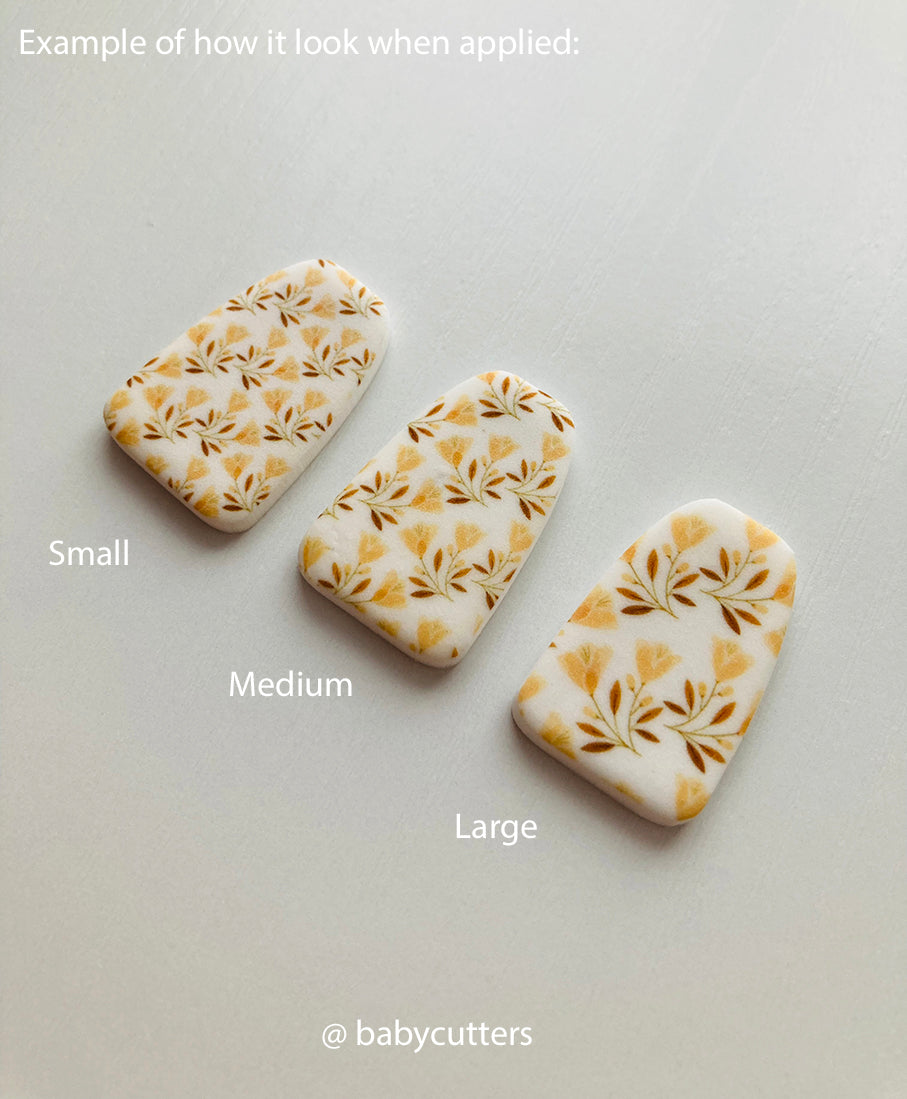 Limited Edition - Yellow Ditsy Floral - Image Transfer Paper