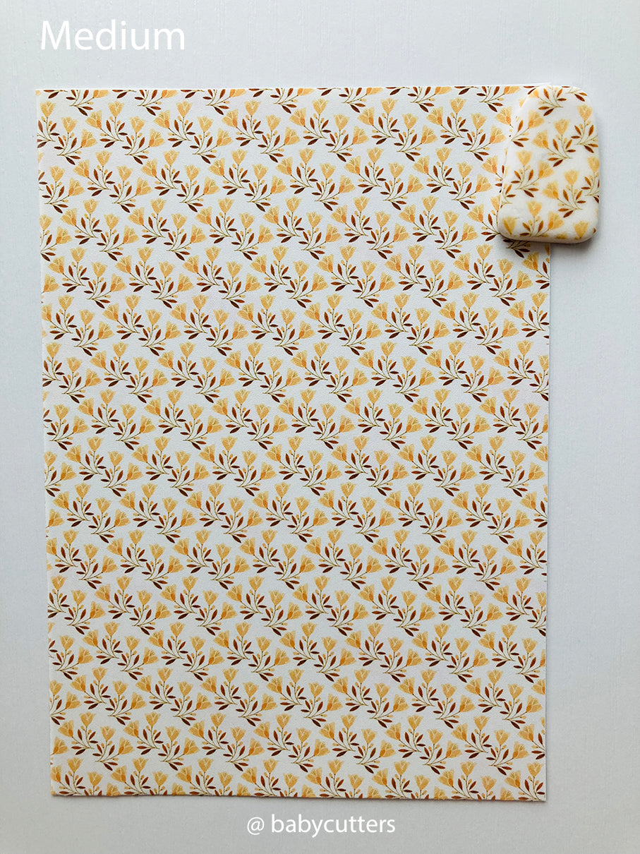 Limited Edition - Yellow Ditsy Floral - Image Transfer Paper