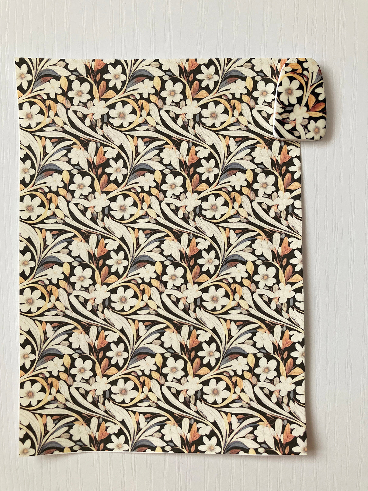 Decorative Traditional Floral Pattern - Image Transfer Paper