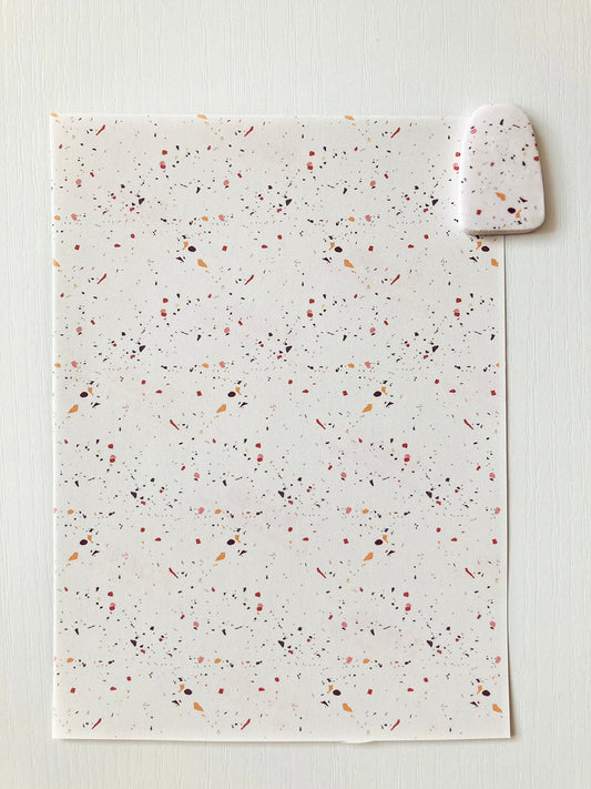 Small Dotted Terrazzo Pattern - Image Transfer Paper