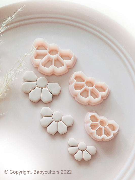 Half Honeycomb Flower Shape