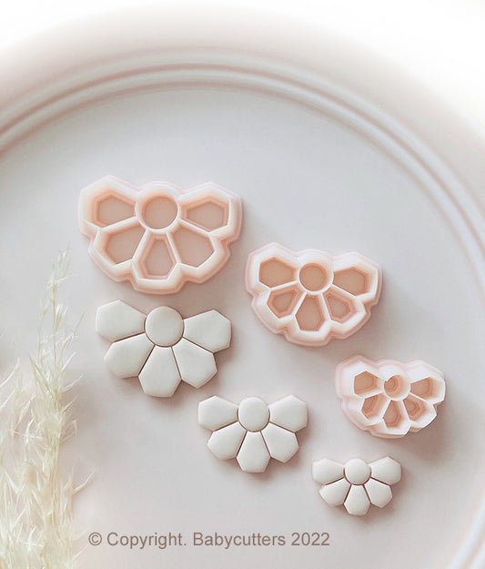 Half Honeycomb Flower Shape