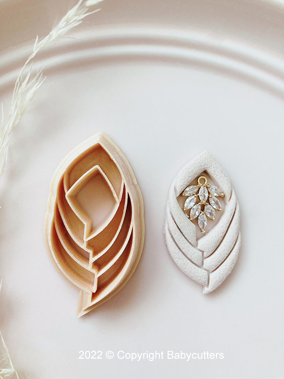 Shell Inspired Dangle Drop