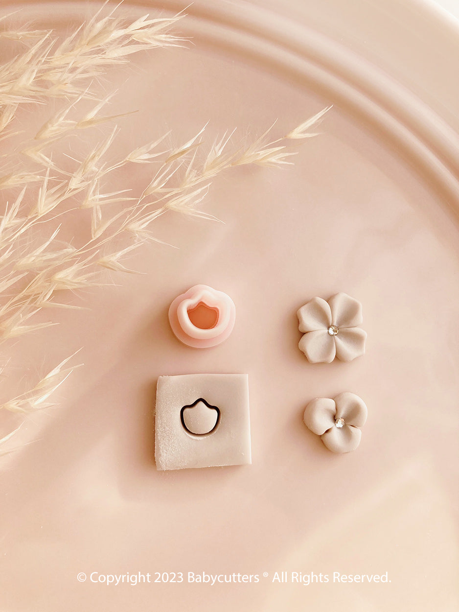 Cherry Blossom Petal - Micro Cutter Polymer Clay Cutter - 5mm