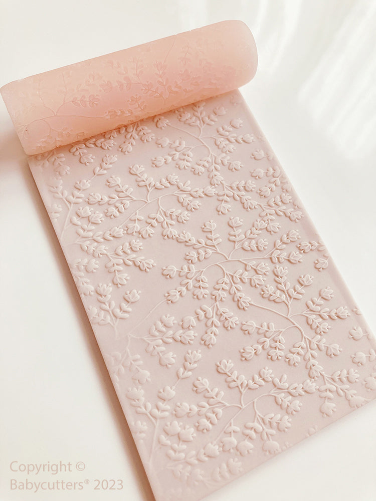 *NEW* Debossed Small Cute Flower Bloom - Texture Roller