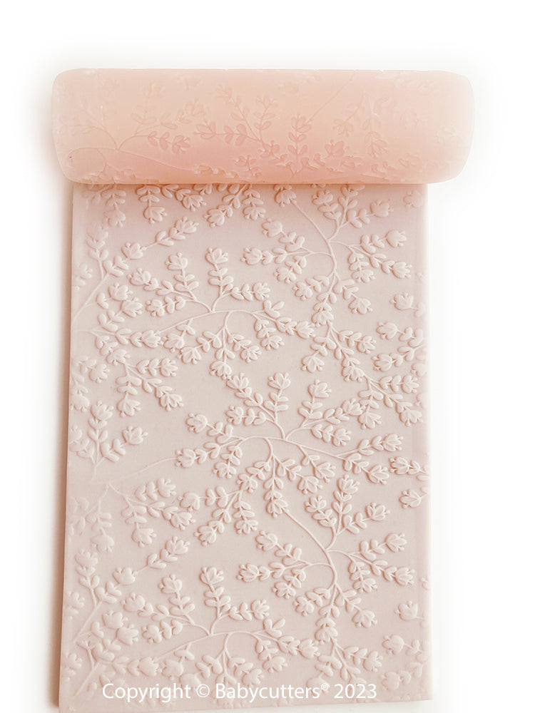 *NEW* Debossed Small Cute Flower Bloom - Texture Roller
