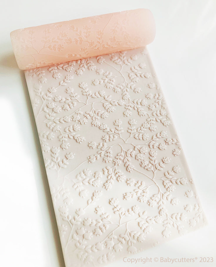 *NEW* Debossed Small Cute Flower Bloom - Texture Roller