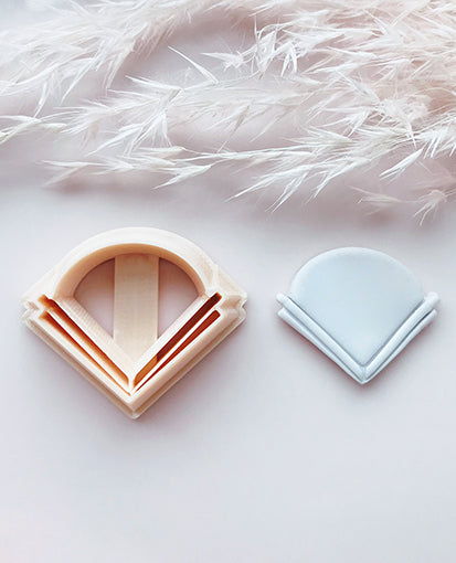 Art Deco Circle Fan Shape