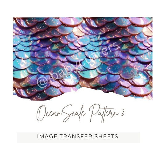 Ocean Pattern 2 - Image Transfer Paper