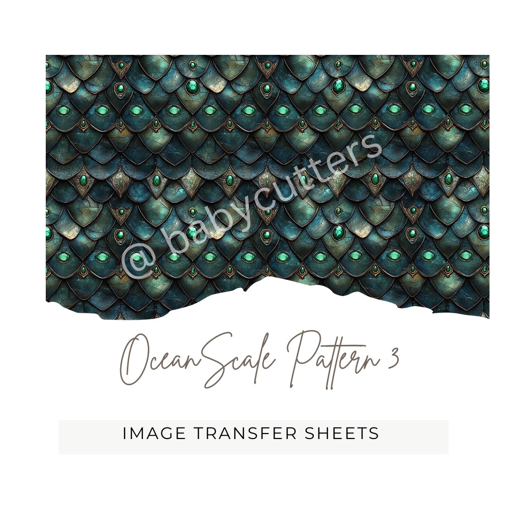 Ocean Pattern 3 - Image Transfer Paper