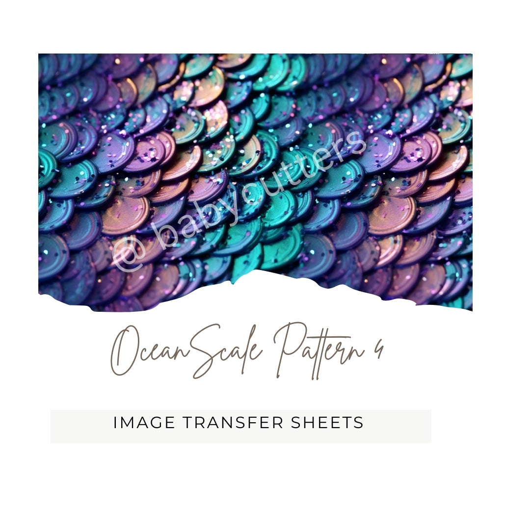 Ocean Pattern 4 - Image Transfer Paper