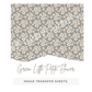 Green Little Petite Flower - Image Transfer Paper