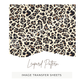 Leopard Pattern  - Image Transfer Paper