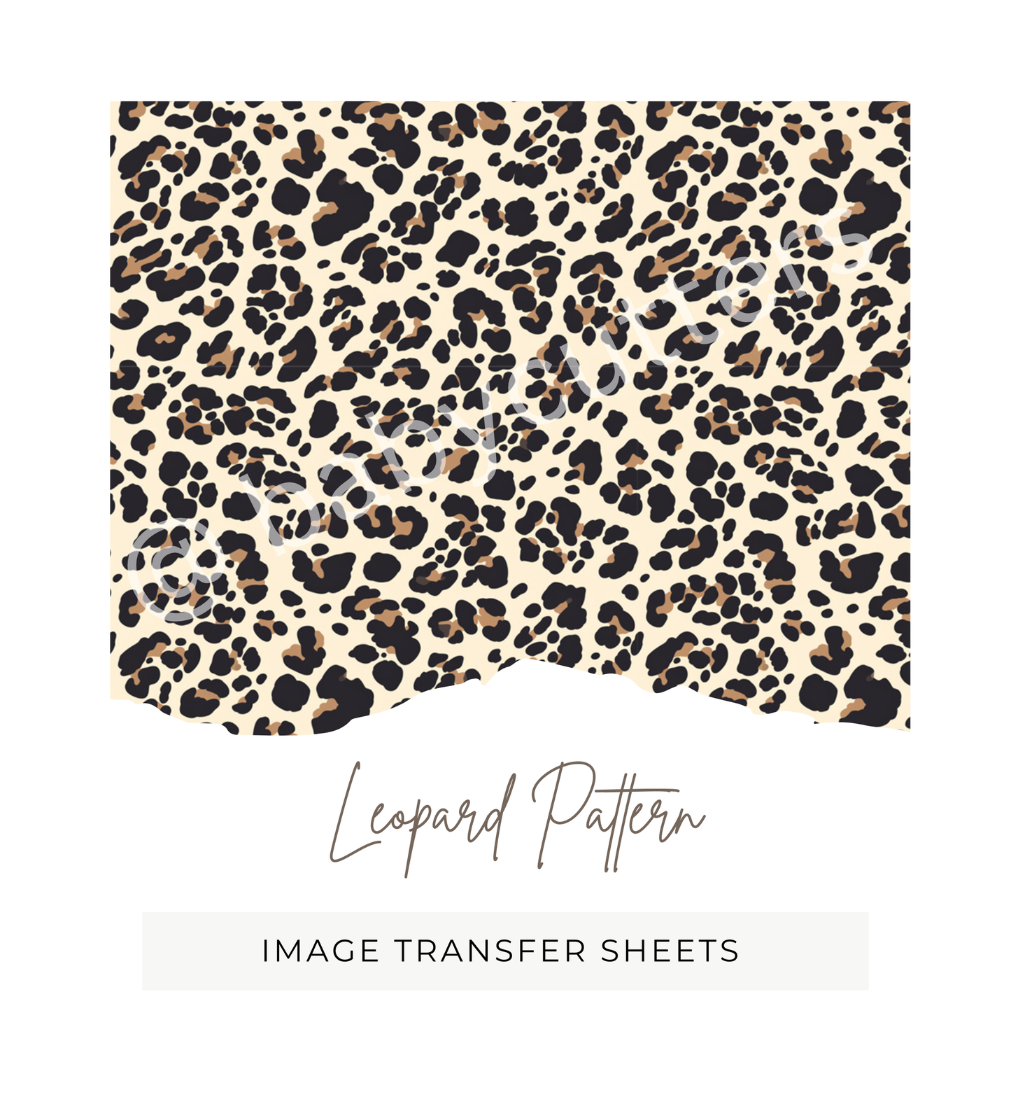 Leopard Pattern  - Image Transfer Paper