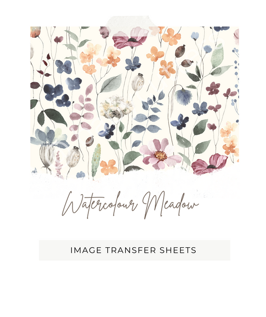 Watercolour Meadow -  Image Transfer Paper