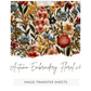 Autumn Embroidery Floral v5 -  Image Transfer Paper