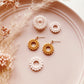 Round Circle Boho Pattern Cutter Shape with Hole - Polymer Clay Cutter Tools