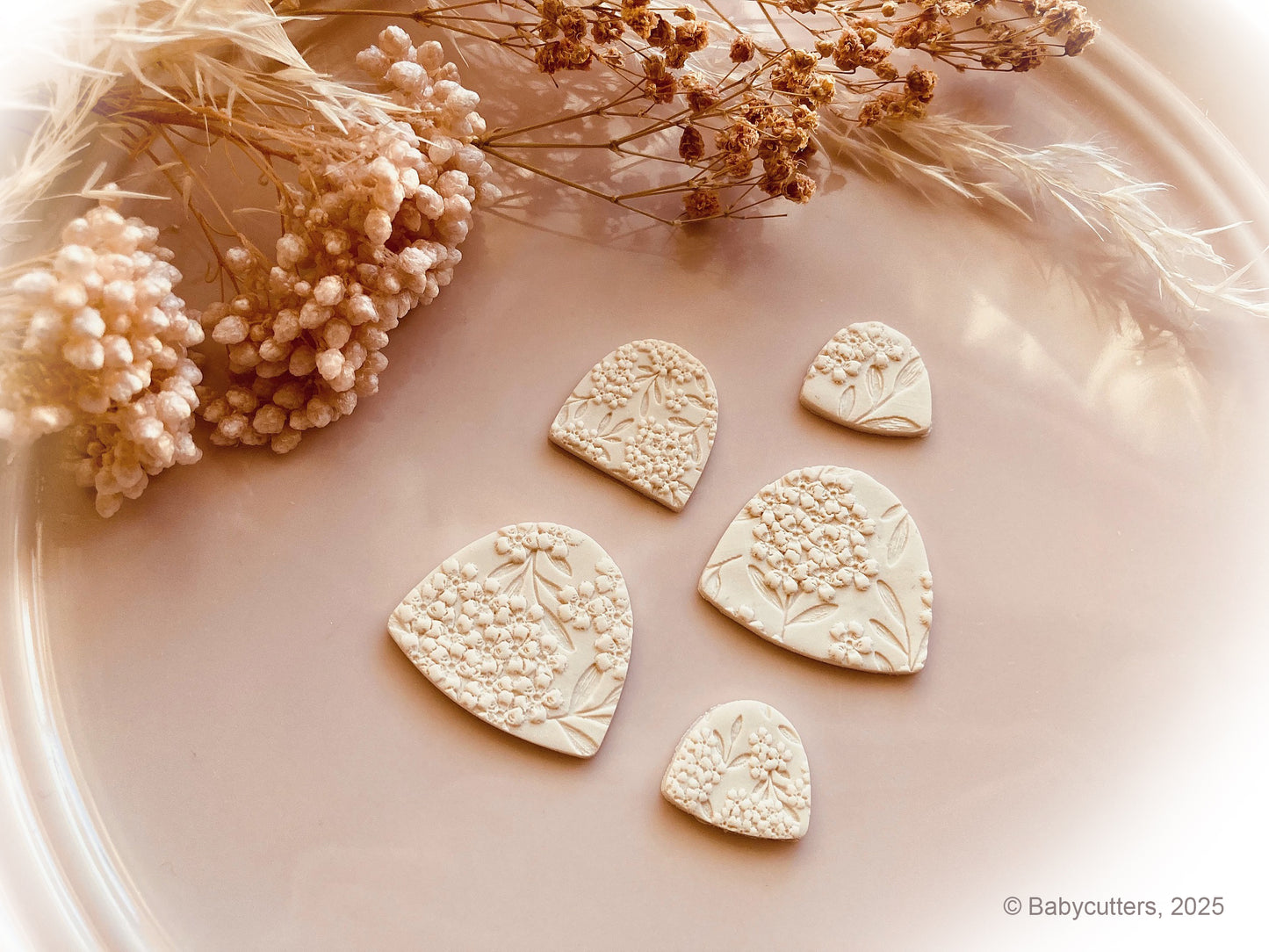 Hydrangea Bloom Flower Texture Roller