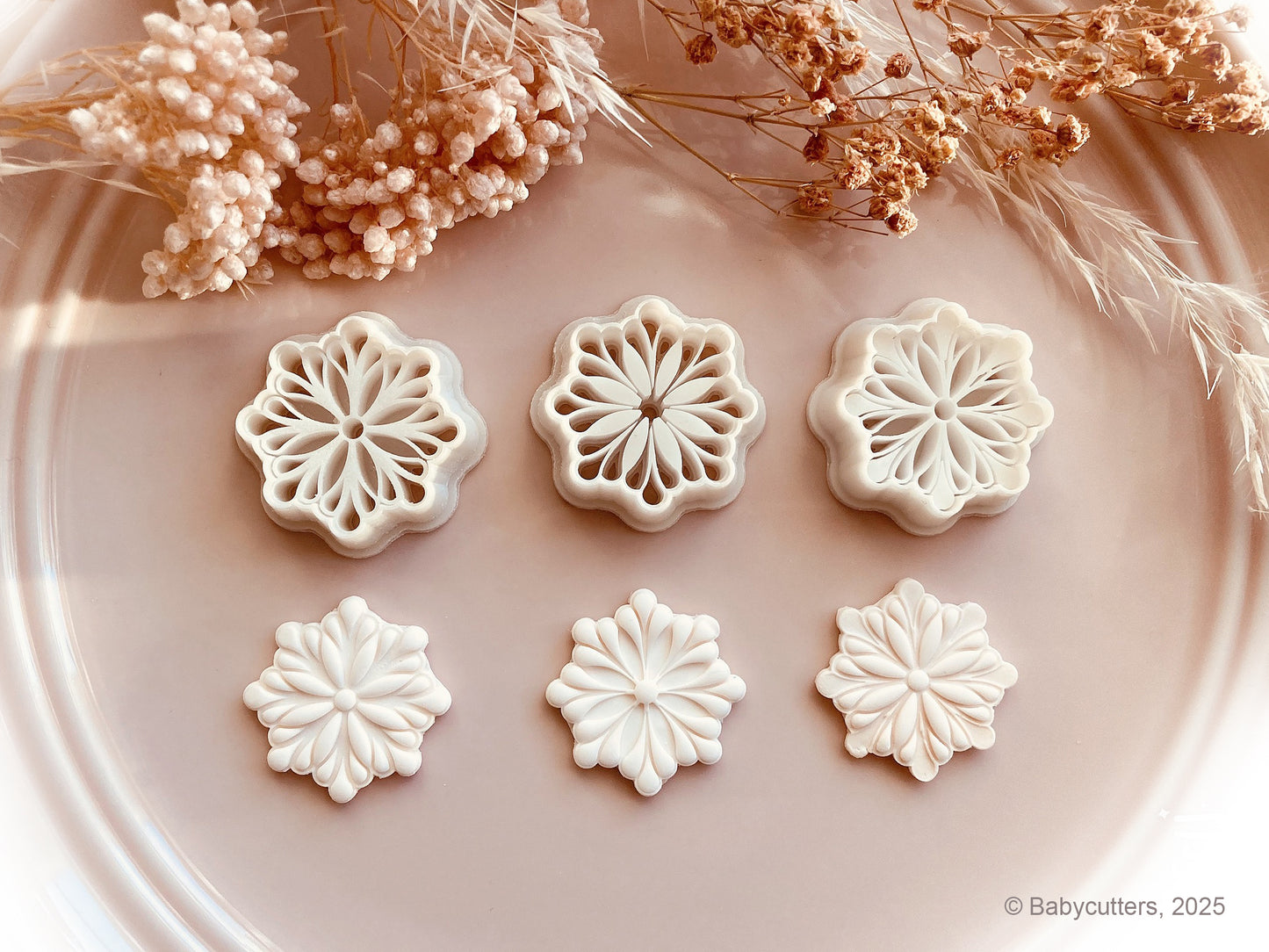 Snowflake Flower Pattern Summer Cutter - Polymer Clay Cutter Tools