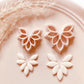 Elegant Autumn Leaf Dangle - Embossed Shape Polymer Clay Jewellery Cutter