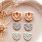 Boho Fan Pattern Polymer clay Cutter Shape