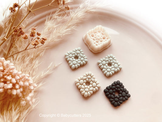 Cute Flower Border Pattern Cutter - Polymer Clay Cutter Tools