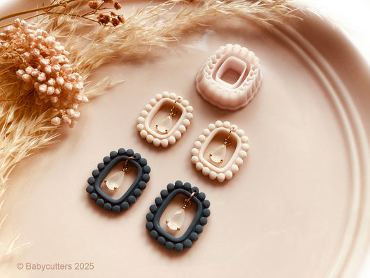 Round Rectangle Square Circle Pattern Boho Cutter Shape