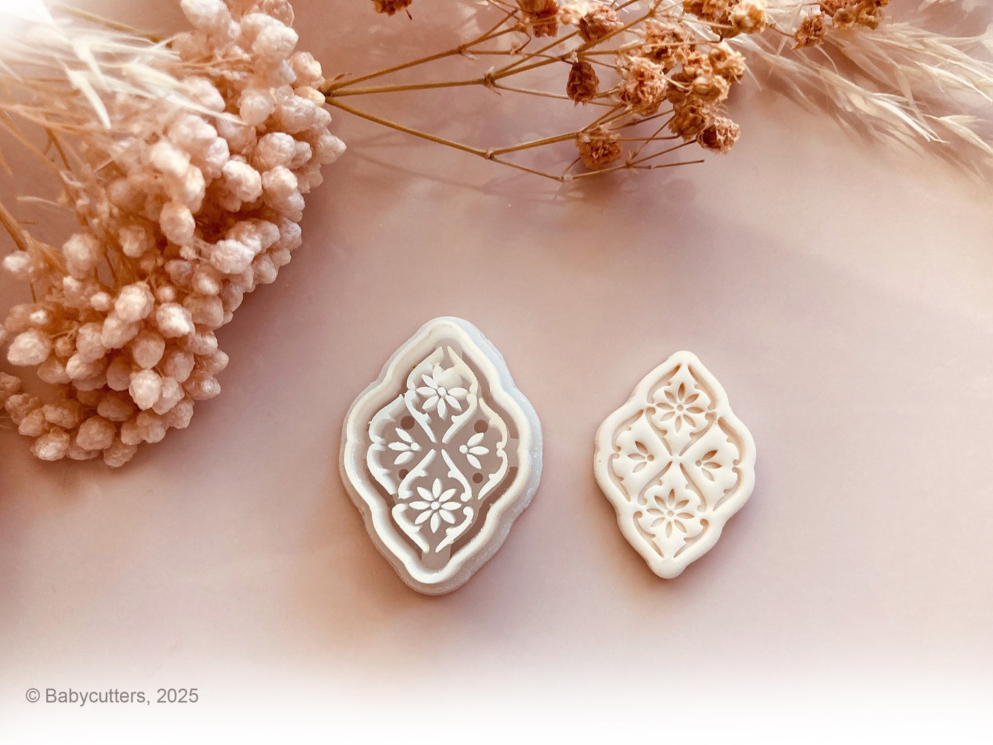 Ornament Pattern with Decorative Stamp Shape  - Polymer Clay Cutter Tools