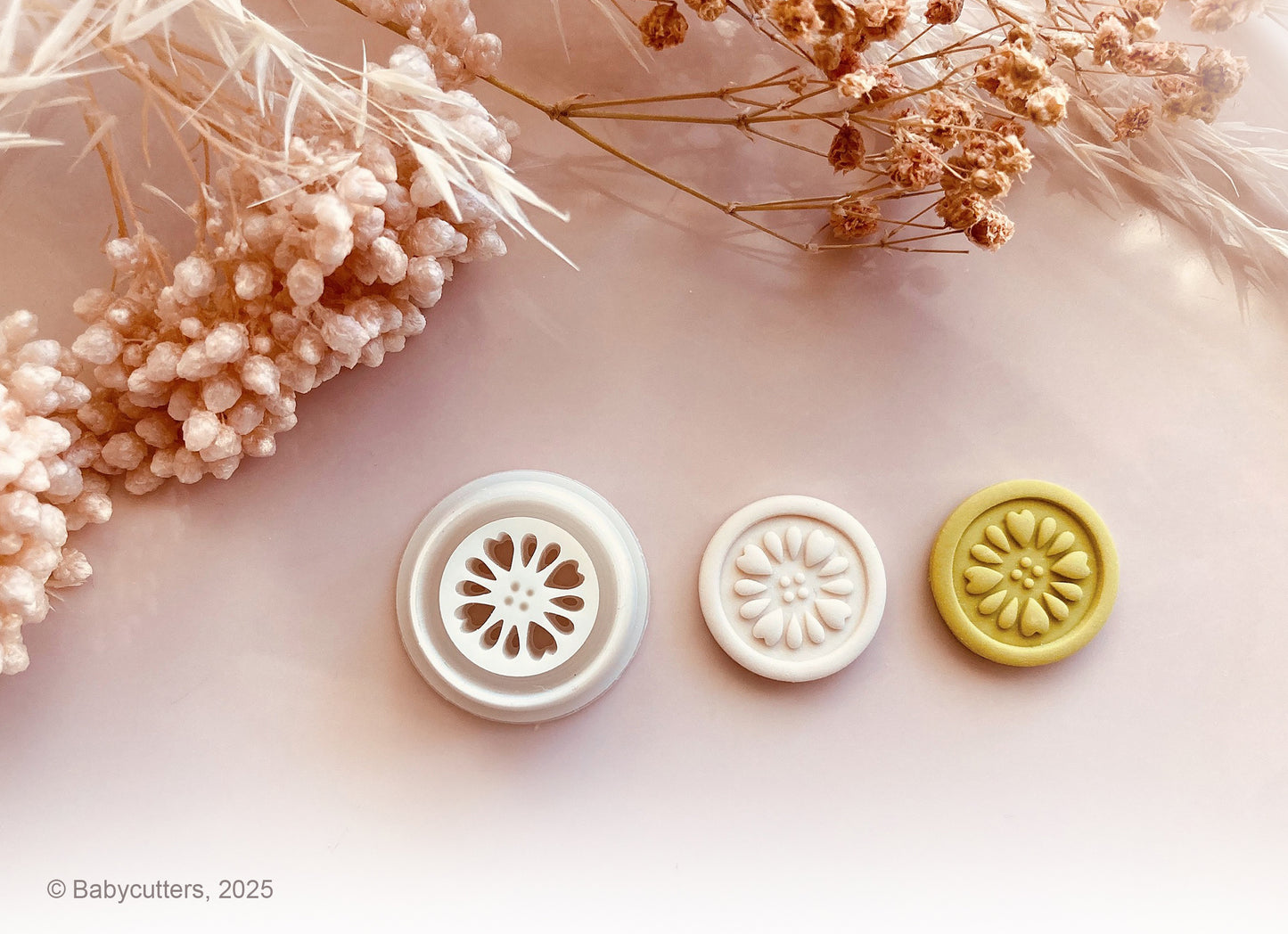 Heart Shape Button Cutter - Polymer Clay Cutter Tools