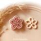 Unique Abstract Flower Shape With Hole - Polymer Clay Jewellery Cutter 30mm