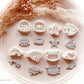 Sealife Sea Animal Shape Polymer Clay Cutter Octopus Crab Fish Dolphin Whale Shell Starfish - Polymer Clay Tools