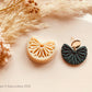Abstract Boho Style Fan Pattern Cutter Shape - Polymer Clay Cutter Tools