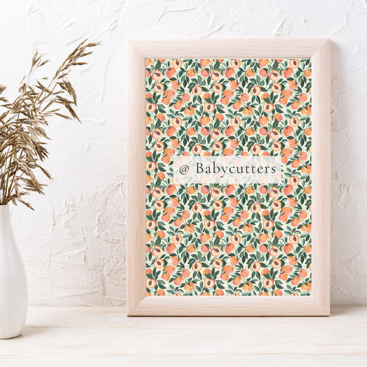 Peach Pattern 1 - Image Transfer Paper