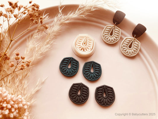 Circle Boho Pattern Cutter Shape - Polymer Clay Cutter Tools
