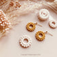 Round Circle Boho Pattern Cutter Shape with Hole - Polymer Clay Cutter Tools