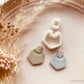 Cute Boho Set of 2 Pattern Cutter Shape - Polymer Clay Cutter Tools
