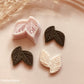 2 Abstract Leaf Connected Shape Polymer Clay Jewellery Cutter