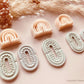 Round Arch Boho Pattern Cutter Shape Choose Design - Polymer Clay Cutter Tools