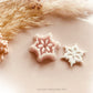 Winter Snowflake Cutter v8 - 25mm By Height  - Polymer Clay Cutter