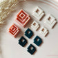 Square Diamond Donut Shape Polymer Clay Jewellery Cutter - Polymer Clay Tools