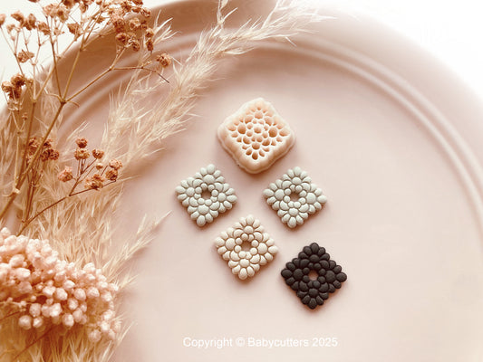 Cute Flower Border Pattern Cutter - Polymer Clay Cutter Tools