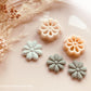 Cute Abstract Flower Pattern Summer Cutter - Polymer Clay Cutter Tools