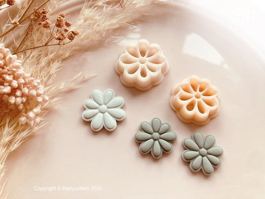 Cute Abstract Flower Pattern Summer Cutter - Polymer Clay Cutter Tools